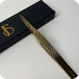 Pinza profesional recta para aislar (Dorada) N#3