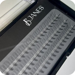 Pestañas por punto 10d curva dd – fibra de seda lash janes
