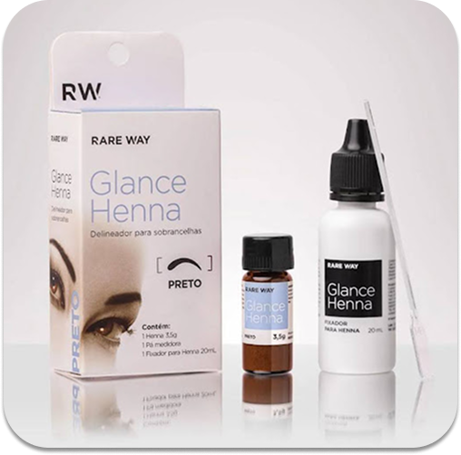 HENNA GLANCE "PRETO" PARA CEJAS INTENSAS