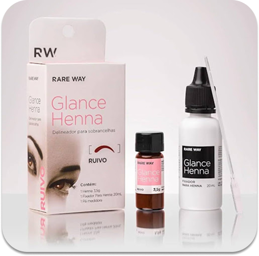 HENNA GLANCE "RUIVO" PARA CEJAS CON ESTILO