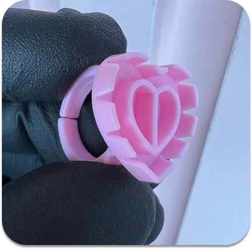 ANILLOS DE CORAZÓN VOLUMEN (100 PIEZAS) – JANES INSUMOS - Imagen 2