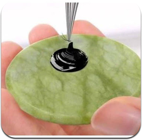 Piedra Jade verde Para Pegamento Adhesivo De Pestañas. - Imagen 2
