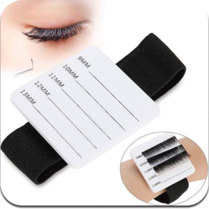 SOPORTE DE PESTAÑAS BRAZALETE – Paleta portátil para aplicación de extensiones