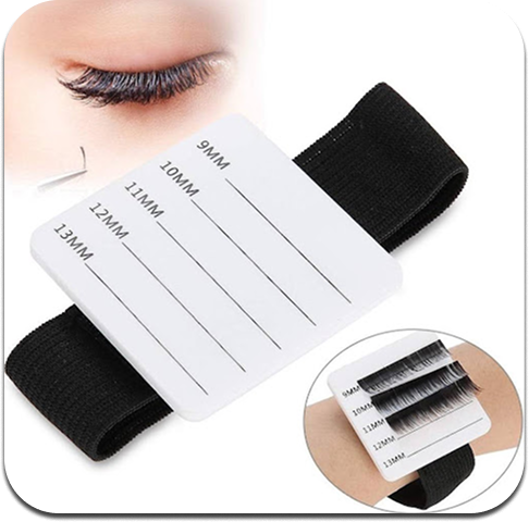 SOPORTE DE PESTAÑAS BRAZALETE – Paleta portátil para aplicación de extensiones