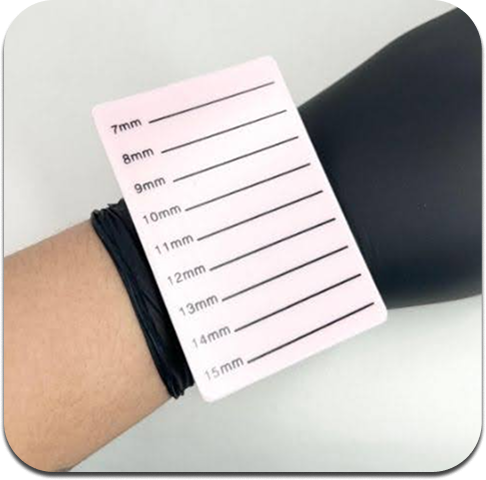 SOPORTE DE PESTAÑAS BRAZALETE – Paleta portátil para aplicación de extensiones - Imagen 3