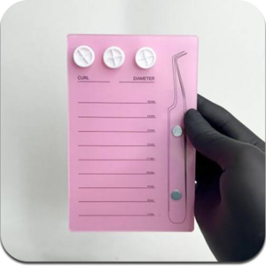 SOPORTE PARA PESTAÑAS ACRÍLICO – Base profesional de organización y aplicación
